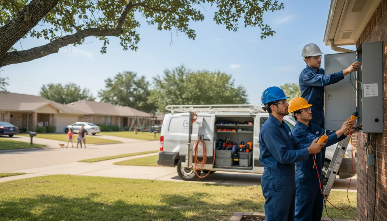 Certified electrician providing emergency electrical services in Leeds, ND